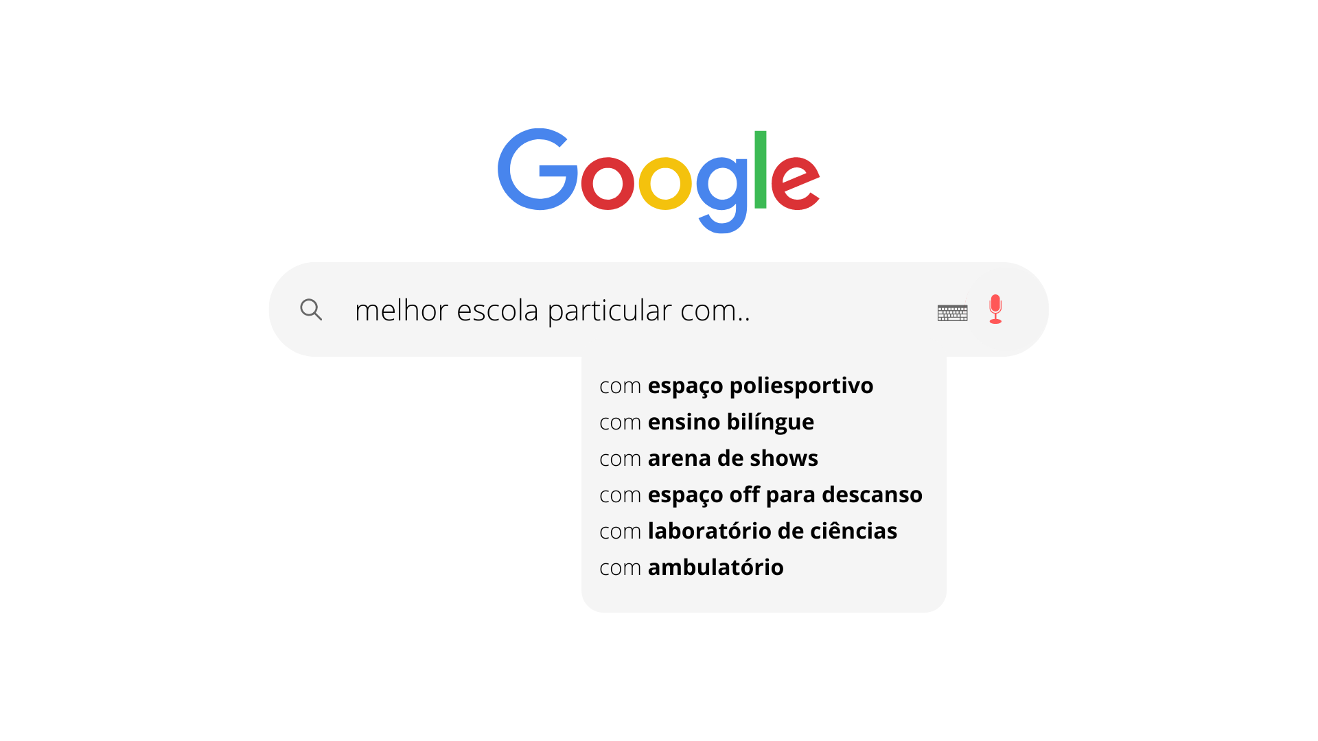 Busca Google - Melhor escola particular com..