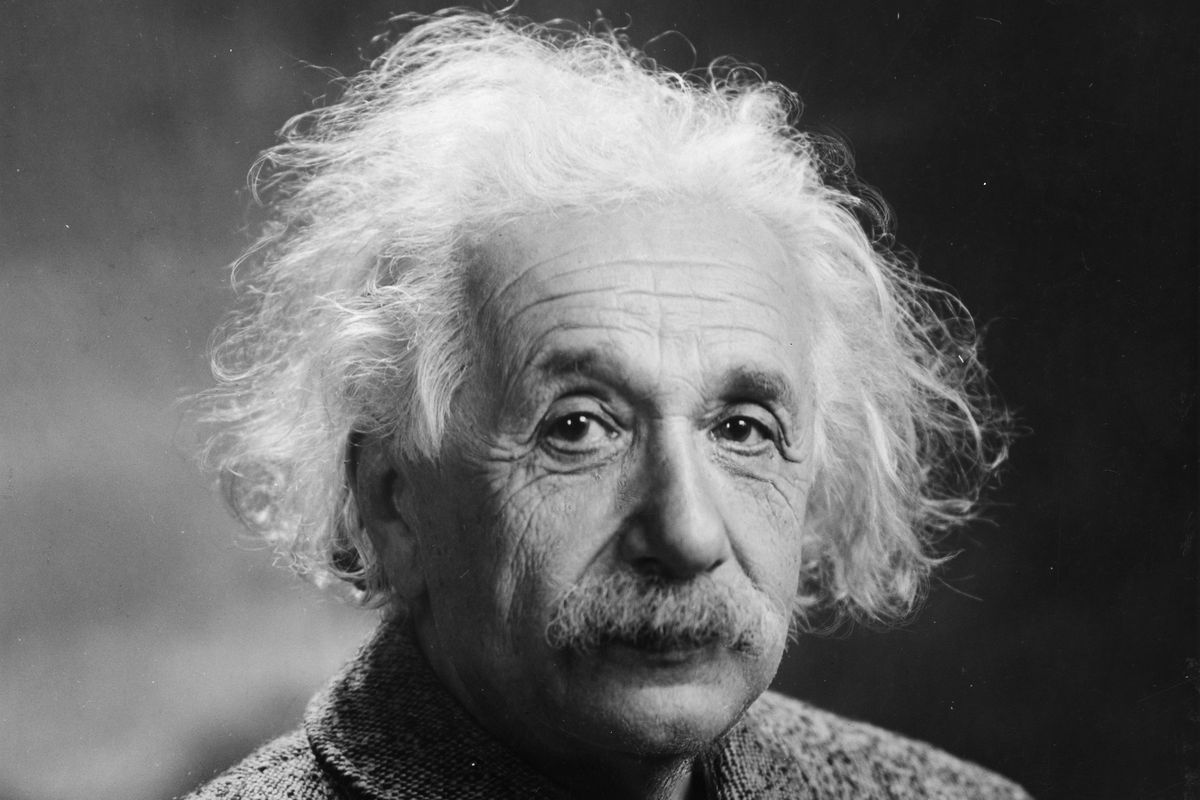 O matemático e físico alemão, Albert Einstein