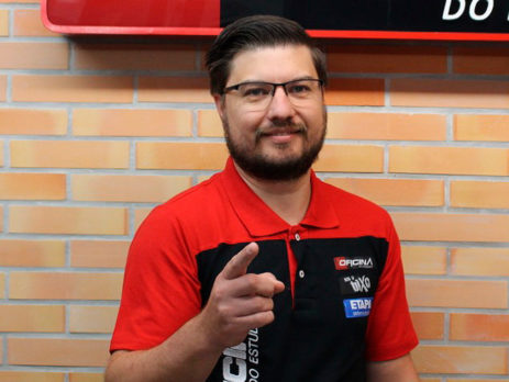 Oficina tem novo coordenador pedagógico: Leandro Baldo (Lego)